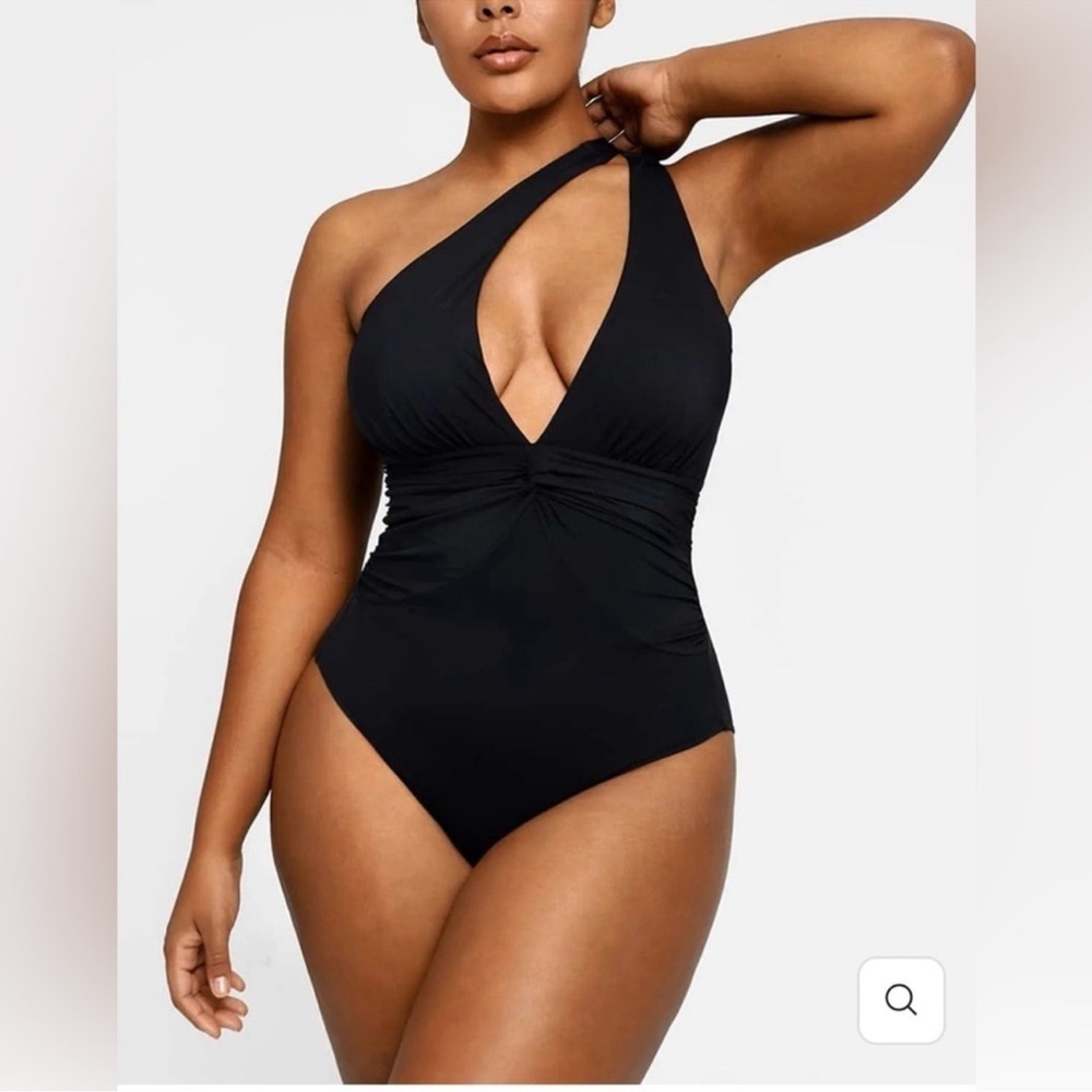 SHAPELLX NWT Smart Sculpt Ruched Twist-Front Shaping Swimsuit SZ XL - Picture 3 of 10